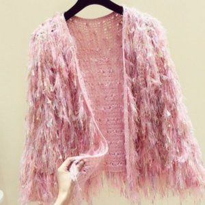 Autumn and winter new Korean V-Neck long sleeve le